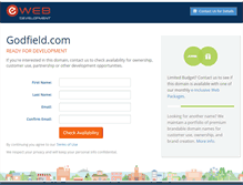 Tablet Screenshot of godfield.com